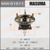 Ступица Honda Accord 13- задняя (+ABS) MASUMA MW-51511