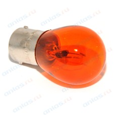 Лампа 12 В 21 Вт 1-контактная металлический цоколь желтая 10 шт. Диалуч 92221Y(ЛЧ189-ЖЛ)