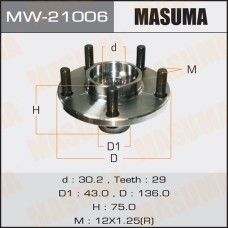 Ступица Nissan X-Trail (T30) 00-07, Maxima (A33) 00-06 передняя MASUMA MW-21006