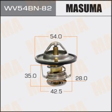 Термостат Nissan Bluebird, Murano (Z50, Z51), Primera (P12), Sunny, Teana, X-Trail (T30, T31) MASUMA WV54BN-82