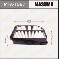 Фильтр воздушный Suzuki Grand Vitara 1.6, 2.0 05- MASUMA MFA-1097