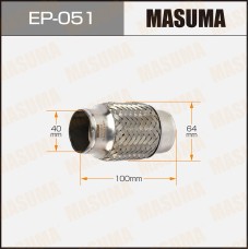 Гофра глушителя 40 x 100 Masuma EP051