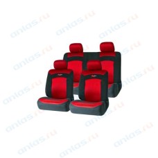 Чехлы Extrime 8 пр. сетка объемные черно-красные XTR-803 BK/RD (M)