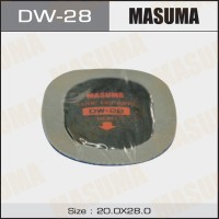 Заплатки для камер 28 x 20 мм холодная вулканизация 10 шт. MASUMA DW-28
