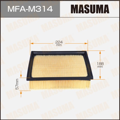 Фильтр воздушный Mitsubishi Eclips Cross (GK) 18- (1.5T 4B40) Masuma MFA-M314