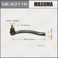 Наконечник рулевой Honda Accord (CL) 03-08 MASUMA правый ME-6311R