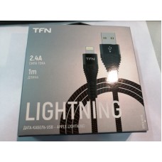 Кабель USB TFN FORZA 1.0м. черный TFN-CFZLIGUSB1MBK