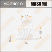 Фильтр салона MASUMA MCE4019 PEUGEOT/ 207/ V1400, V1600 06- (1/40)