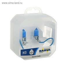 Лампа 12 В H3 55 Вт на п/туманные фары Range Power White 2 шт. Narva