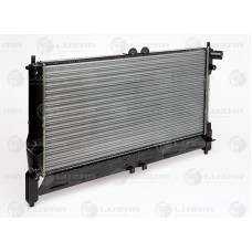 Радиатор охлаждения Chevrolet Lanos; ZAZ Chance 1.5-1.6 (MT, +A/C) сборный Luzar LRc 0561