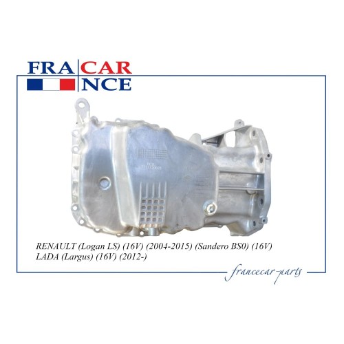 Поддон картера Renault Logan 1,6 16 клапанов 7711120025 Francecar FCR210355