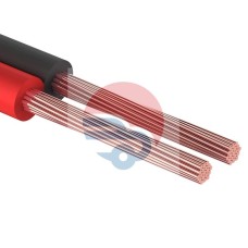Провод акустический Rexant 2 х 0,75 мм красно-черный 100 м