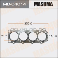 Прокладка ГБЦ Mazda HA (графит-эластомер) H=1,60 Masuma MD-04014