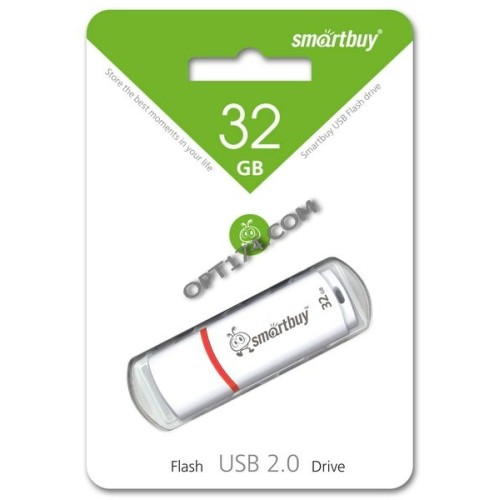 Флэш USB 32Gb Smart Buy Crown White