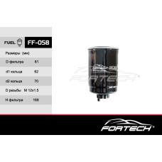Фильтр топливный Hyundai Santa Fe (CM, DM) 06-, Starex/H1 97-07; Kia Sorento 02- (Diesel) FORTECH