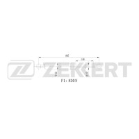 Амортизатор багажника ZEKKERT GF1910 Nissan Pathfinder (R51M) 05-