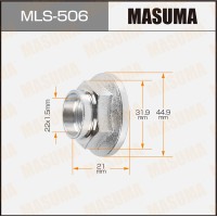 Гайка ШРУС 22 x 1,5 x 21 под ключ 32 Masuma MLS506