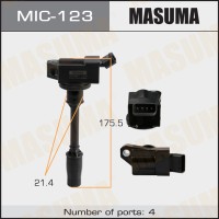 Катушка зажигания MASUMA MIC123 RX200T, NX300H / 8ARFTS