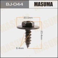 Саморез 6.4 x 23.4 мм 10 шт. MASUMA BJ044