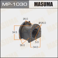 Втулка стабилизатора Mitsubishi Lancer (CS) 03-, Outlander (CU) 03- переднего D=26 MASUMA MP-1030