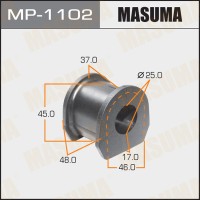 Втулка стабилизатора Mitsubishi Pajero 08-15, L200 (KB4) 07- переднего D=25 MASUMA MP-1102