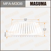 Фильтр воздушный Mitsubishi Galant 2.4 06-10 MASUMA MFA-M308