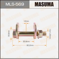 Болт эксцентрик Toyota Chaser, Cresta, Crown, Mark II 92-01 MASUMA MLS-569