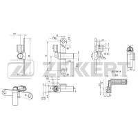 Датчик положения к/вала ZEKKERT SE4032 Renault Sandero 07-, Logan 04-, Twingo II 07-