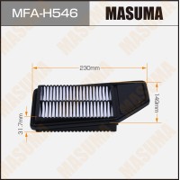 Фильтр воздушный Honda N Box 11-, N-WGN 13- Masuma MFA-H546
