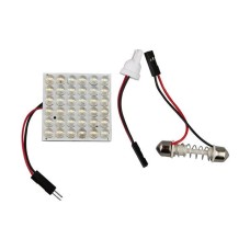 Светодиодная панель Xenite 12 В 36 LED 39 х 39 мм 3 переходника белая кнопка Try me PANEL3603