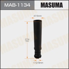 Пыльник амортизатора Nissan Micra/March 02-10, Note 05-13 заднего пластик MASUMA MAB-1134