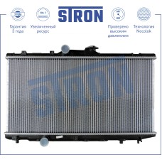 Радиатор STRON STR0147 TOYOTA Corolla/Sprinter/Levin/Marino [E10] 1,3/1.5/1,6 A ,[E11] 1,4/1,6 A 7/92-2/00