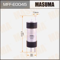 Фильтр топливный MASUMA MFFE0045 высокого давления, BMW X5 (E70), X6 (E71)