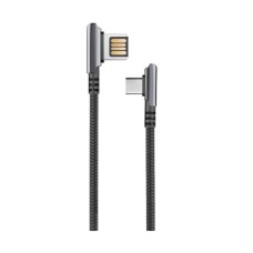 Кабель USB Type C 2.1 А HANDY 1.2 м черный Olmio