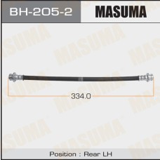 Шланг тормозной Nissan Almera (N16) 00-06, Classic 06-12, Sunny (B15) 98-04 задний MASUMA левый BH-205-2