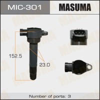 Катушка зажигания Mitsubishi Pajero 06- Masuma MIC-301
