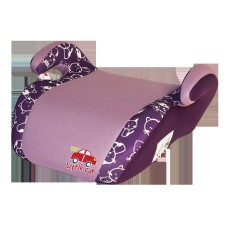 Автокресло подушка 22-36 кг (6-12 лет) Little Car smart коты фиолетовое