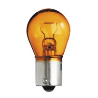 Лампа 12 В 21 Вт 1-контактная металлический смещенный цоколь желтая Vegas 10 шт. AVS A78179S