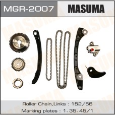 Комплект цепи ГРМ Nissan Qashqai (J10) 06-13, Tiida 04-, Note 11-, Wingroad 05- (HR15, HR16) Masuma MGR-2007