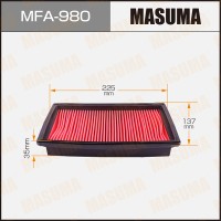 Фильтр воздушный Honda Logo 99- Masuma MFA-980