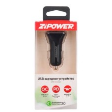 Зарядное устройство Zipower 2 USB/Type-C 3.1А PM6647
