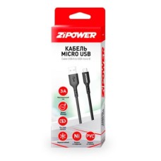 Кабель micro USB 1 м 3 A Zipower PM6665