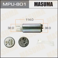 Насос топливный Mazda 6 (GH) 07-; MMC Pajero 06-, Subaru Forester 99-, Impreza 96- (+сетка MPU001) MASUMA MPU-801