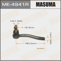 Наконечник рулевой Nissan Teana (J31) 03-08 MASUMA правый