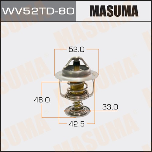Термостат Toyota Yaris/Vitz 99-, Platz 99- MASUMA WV52TD-80