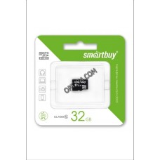 Карта памяти Micro 32GB SDHC Smart Buy Class 10 без адаптера