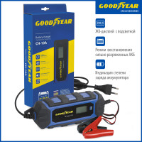 Зарядное устройство Goodyear 6/12 В 10 А для АКБ емкостью 3-200Ah зимний режим заряда CH-10A GY003003