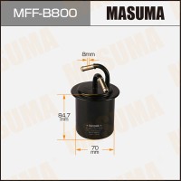 Фильтр топливный Subaru Forester 96-13, Impresa 92-00, Legacy 94-02, Outback 00- MASUMA MFF-B800