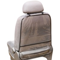 Защита спинки переднего сиденья Skyway ПВХ с карманом прозрачная 60 х 50 см