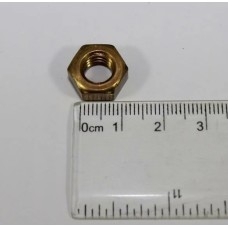 Гайка М 8 х 1,25 приемной трубы латунь 2101-08 низкая 6.5 мм, ключ 13 10 шт. ~